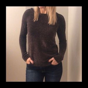Beautiful Soft Braided Back Plush Sweater